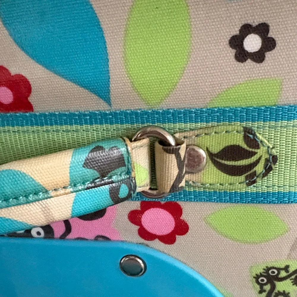 Oilily Blue and Pink Mermaid Kids suitcase - Picture 9 of 13
